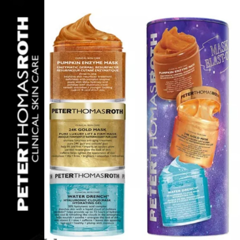 Peter Thomas Roth Skincare Mask Set -‎ Gold, Orange, Blue